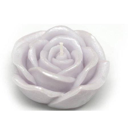 ZEST CANDLE Zest Candle CFZ-073 3 in. Purple Rose Floating Candles -12pc-Box CFZ-073